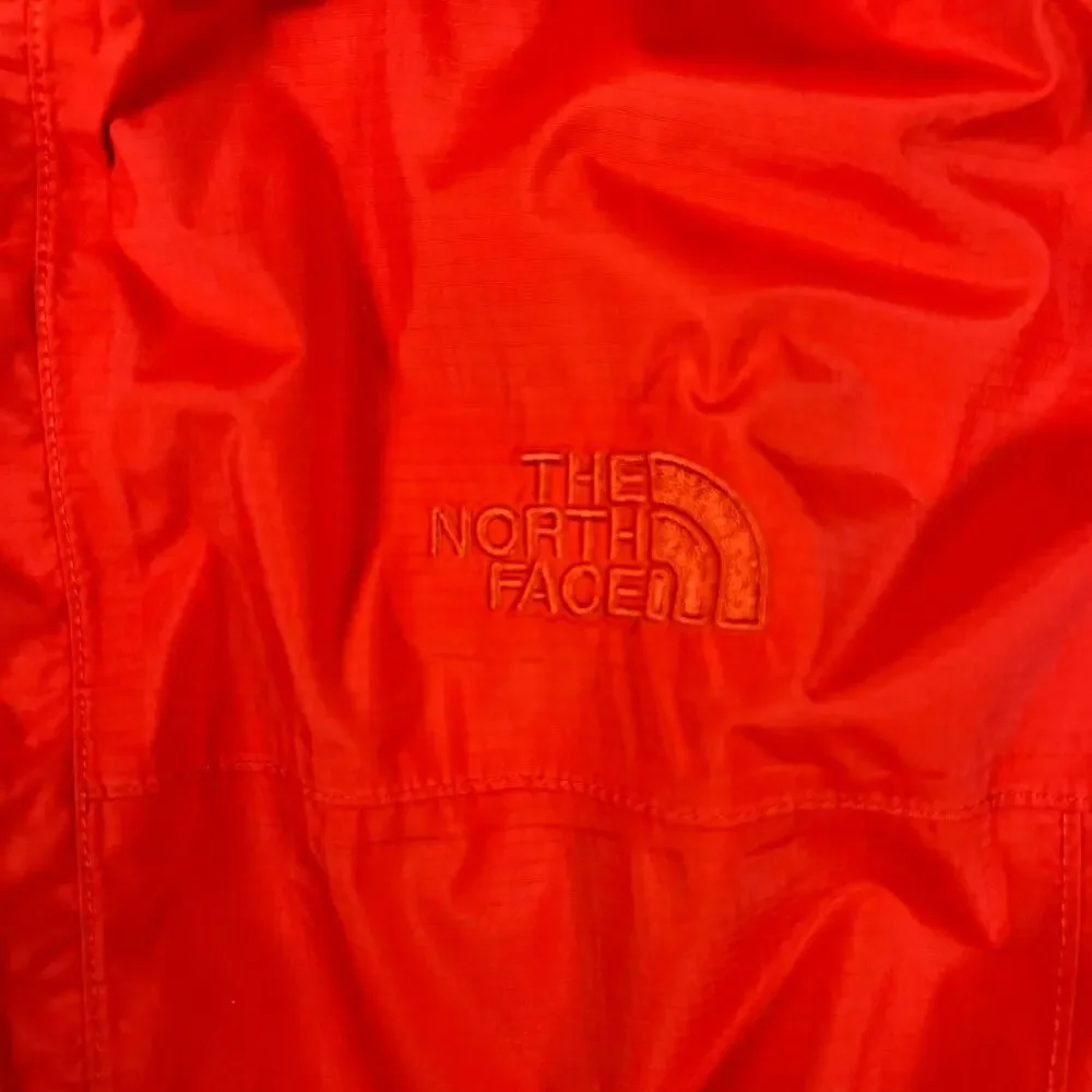 North Face DryVent Rain Jacket Mens L Red Packable Hood Waterproof Discount Tire